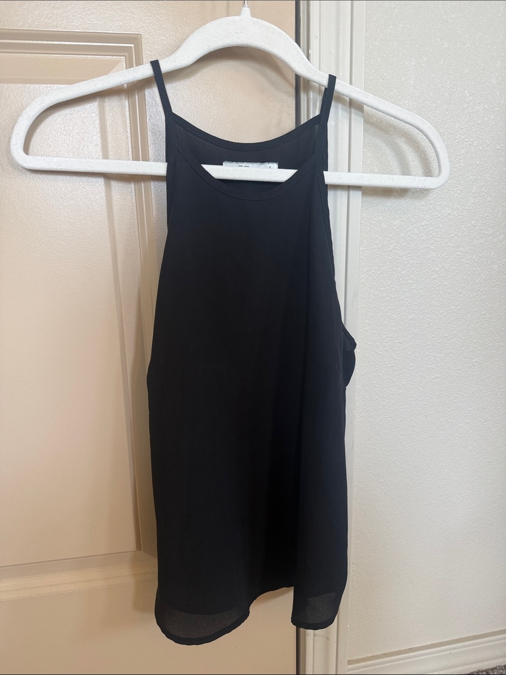 Abercrombie & Fitch Black Sleeveless Hugh Neck Tank Top